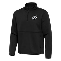 Tampa Bay Lightning - Antigua Twist Quarter-Zip Pullover Jacket Black