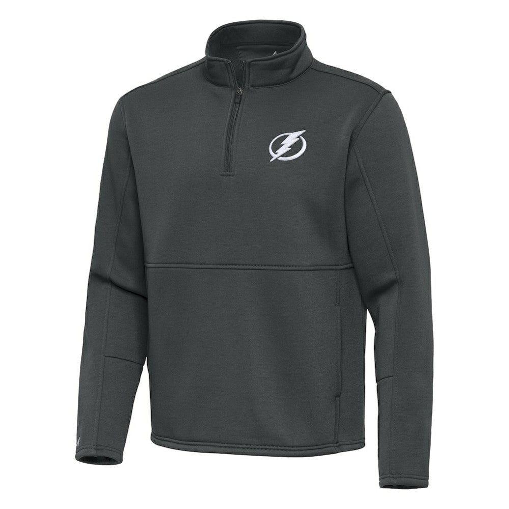 Tampa Bay Lightning - Antigua Twist Quarter-Zip Pullover Jacket Pewter