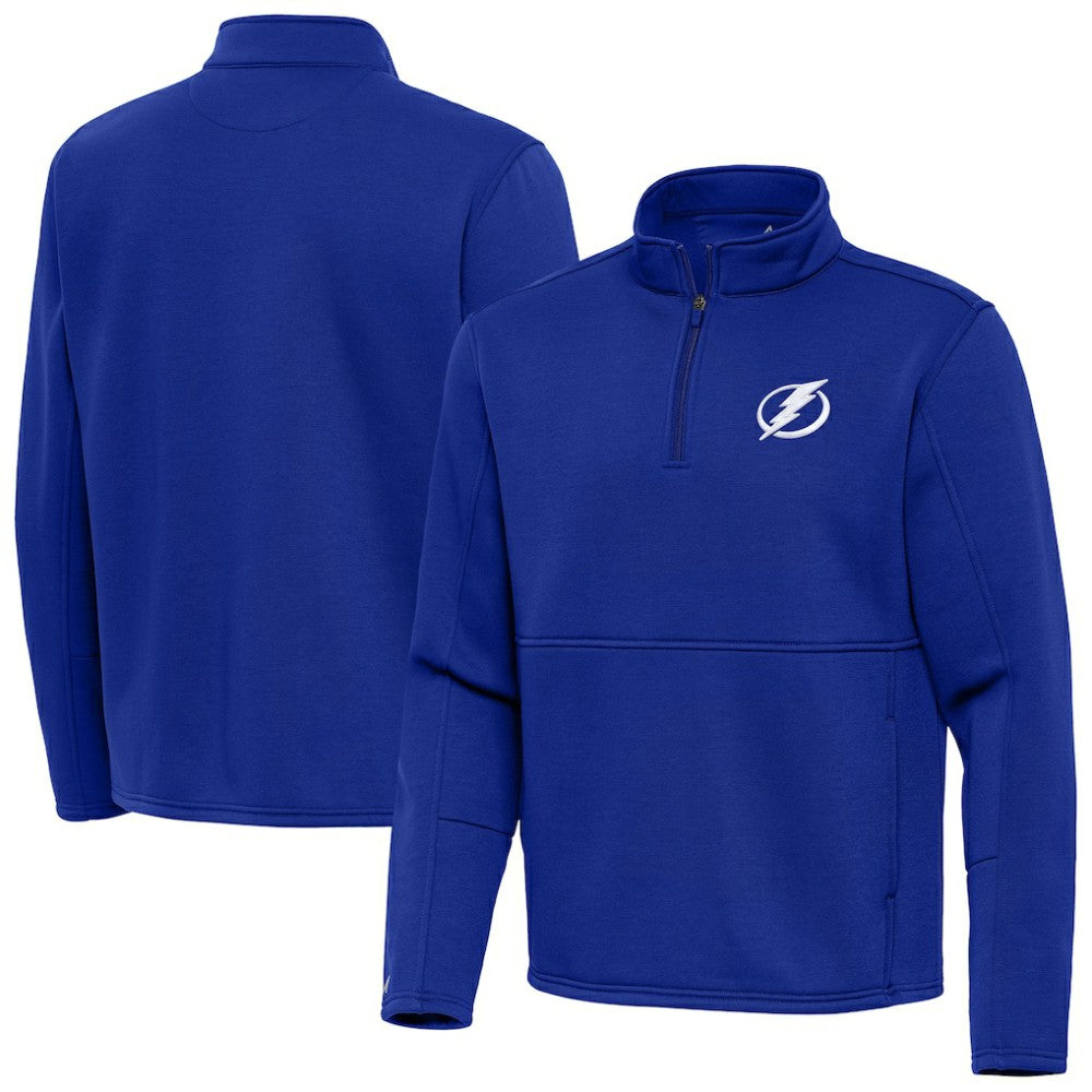 Tampa Bay Lightning - Antigua Twist Quarter-Zip Pullover Jacket Blue