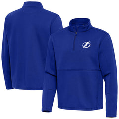 Tampa Bay Lightning - Antigua Twist Quarter-Zip Pullover Jacket Blue
