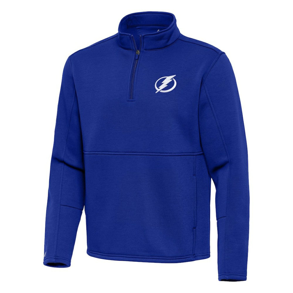 Tampa Bay Lightning - Antigua Twist Quarter-Zip Pullover Jacket Blue