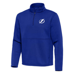 Tampa Bay Lightning - Antigua Twist Quarter-Zip Pullover Jacket Blue