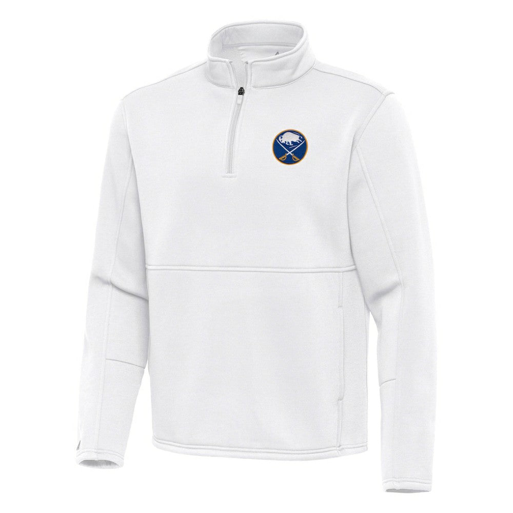 Buffalo Sabres - Antigua Twist Quarter-Zip Pullover Jacket White