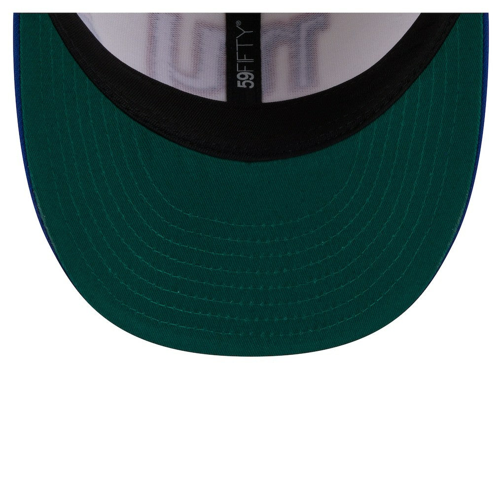 New York Giants New Era Tonal Floral 59FIFTY Fitted Hat Cream/Royal - NFL