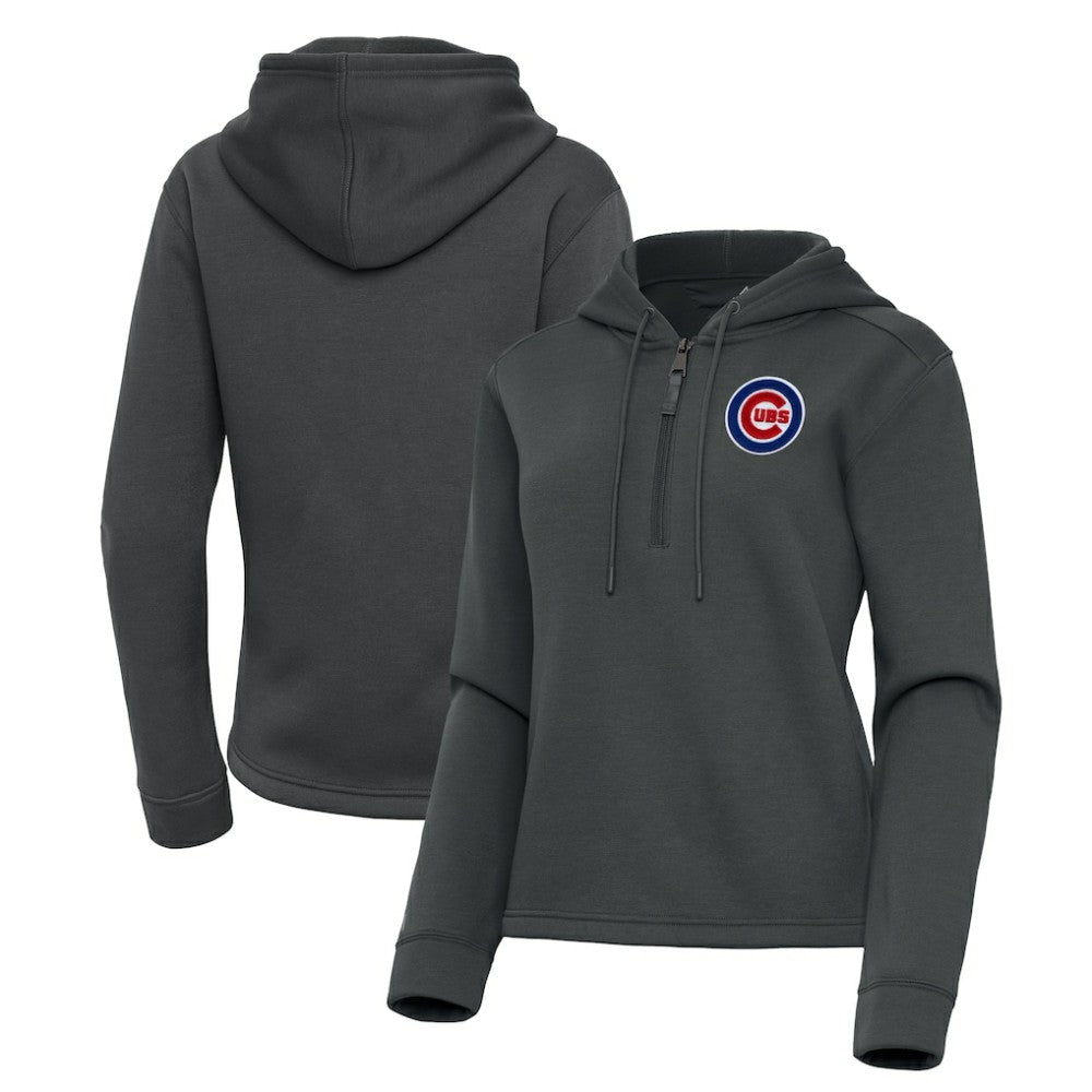 Chicago Cubs Antigua Women's Contemporary Quarter-Zip Hoodie discount