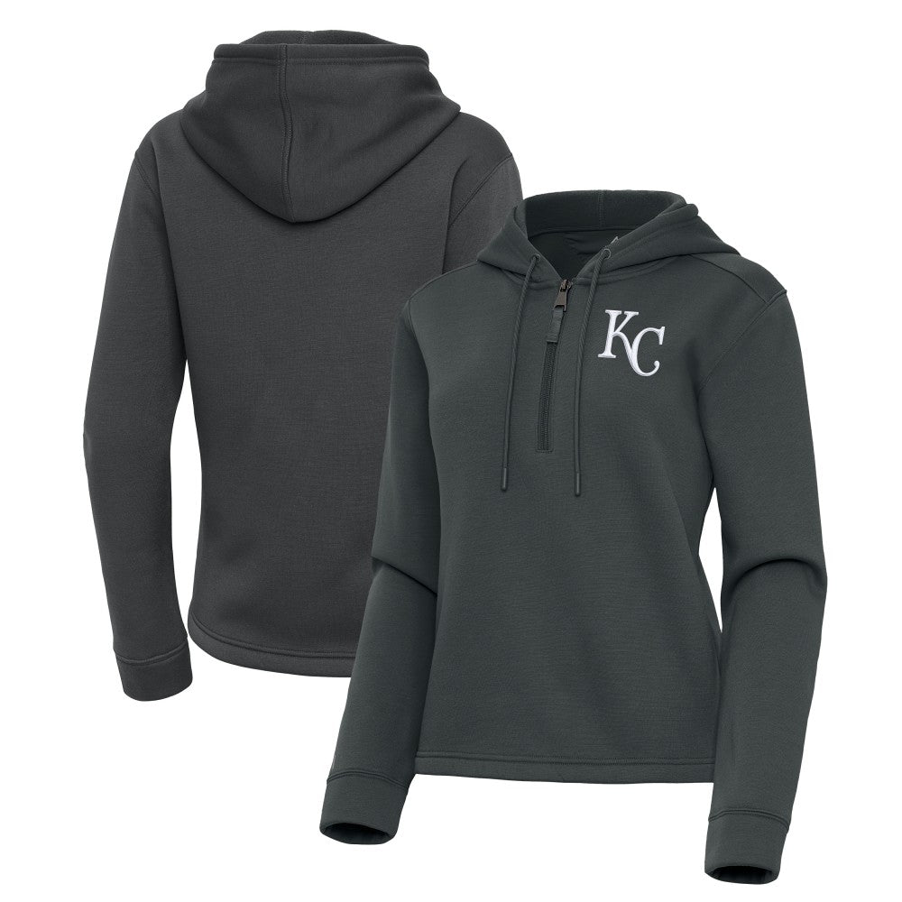 Kansas City Royals Antigua Women's Contemporary Quarter-Zip Hoodie Near Me
