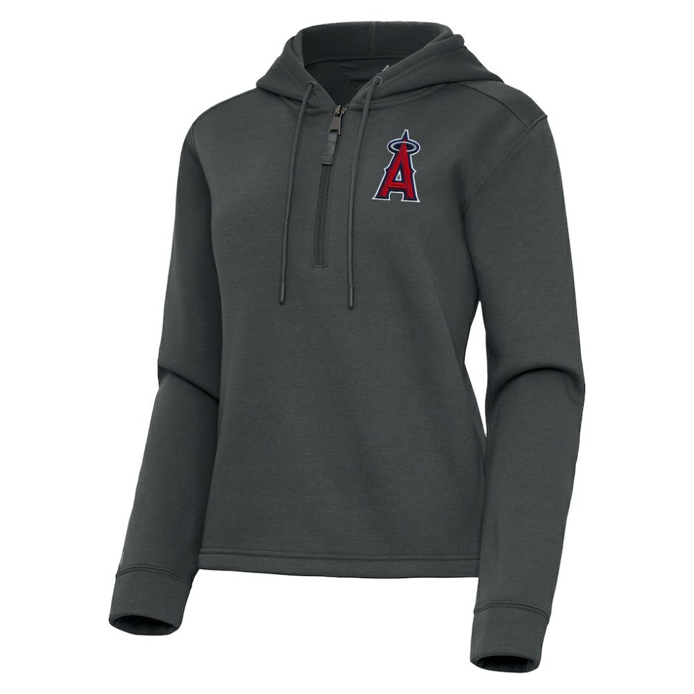 Los Angeles Angels Antigua Women's Contemporary Quarter-Zip Hoodie Near Me