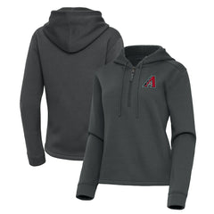 Arizona Diamondbacks Antigua Women's Contemporary Quarter-Zip Hoodie Lifestyle