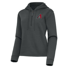 Arizona Diamondbacks Antigua Women's Contemporary Quarter-Zip Hoodie Lifestyle