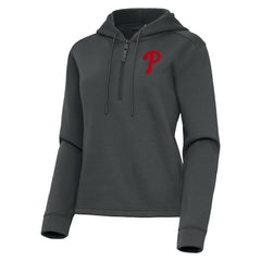 Philadelphia Phillies Antigua Women's Contemporary Quarter-Zip Hoodie Near Me