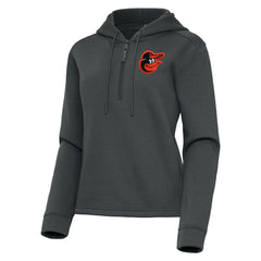 Baltimore Orioles Antigua Women's Contemporary Quarter-Zip Hoodie for sale
