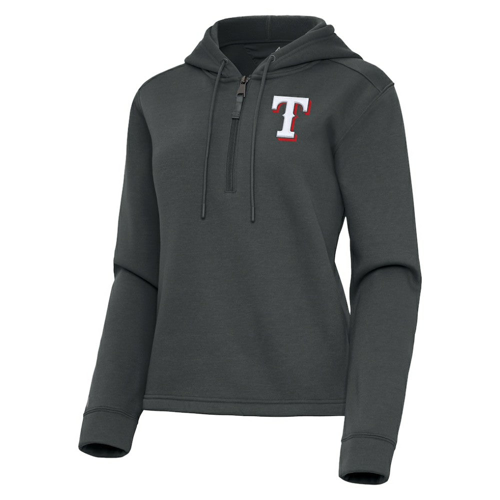 Texas Rangers Antigua Women's Contemporary Quarter-Zip Hoodie Online