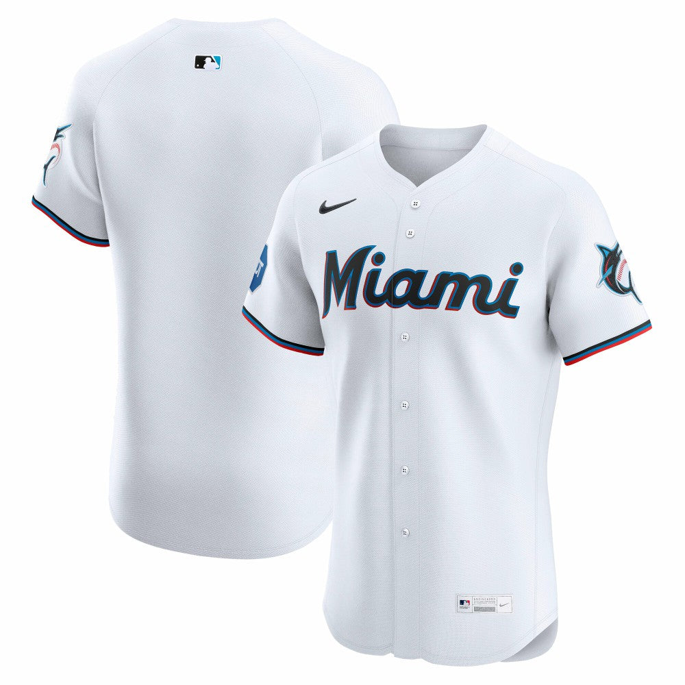 Miami Marlins Nike Home Elite Jersey Clearance
