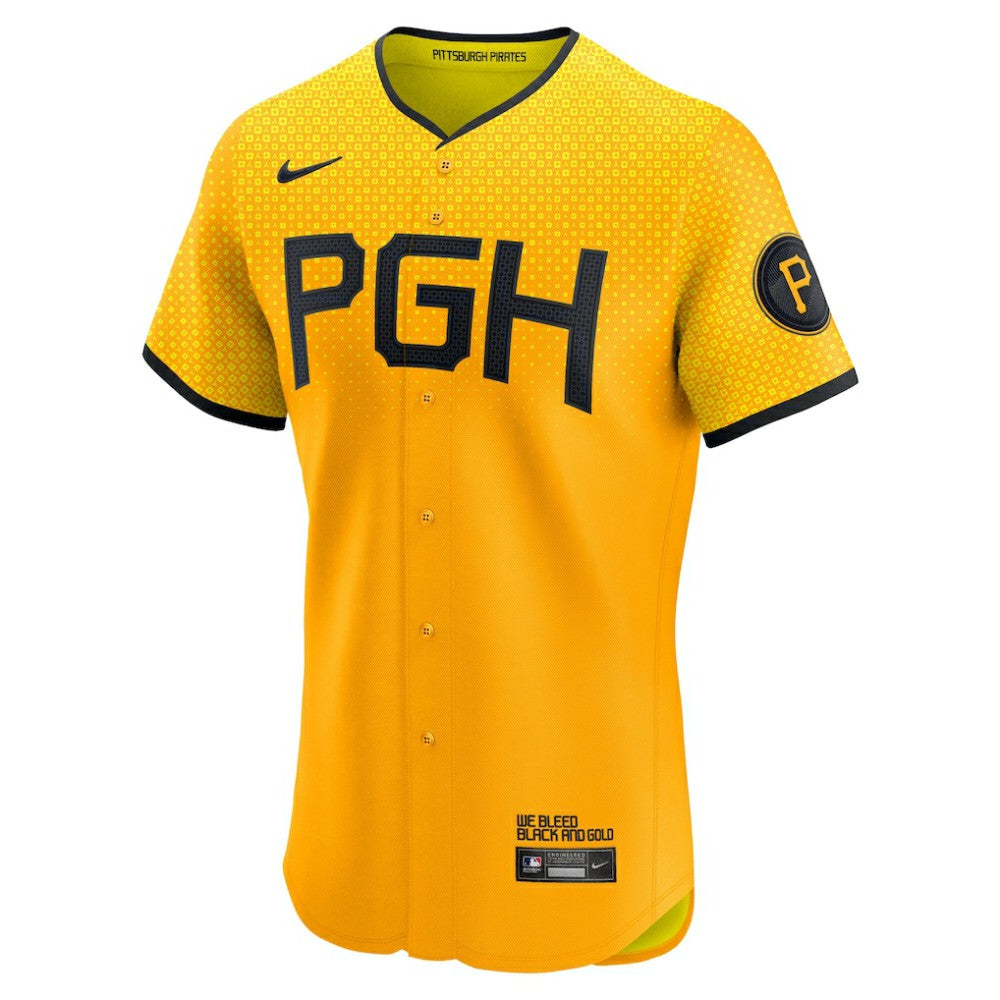 Pittsburgh Pirates Nike City Connect  Elite Jersey Clearance