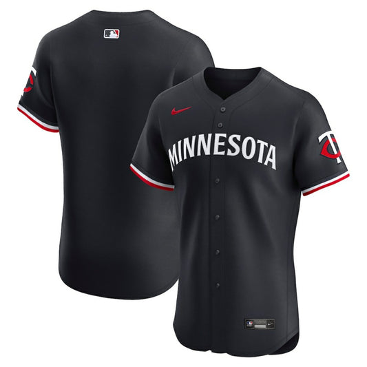 Minnesota Twins Nike Alternate 2 Elite Jersey - Navy | MLB Jerseys