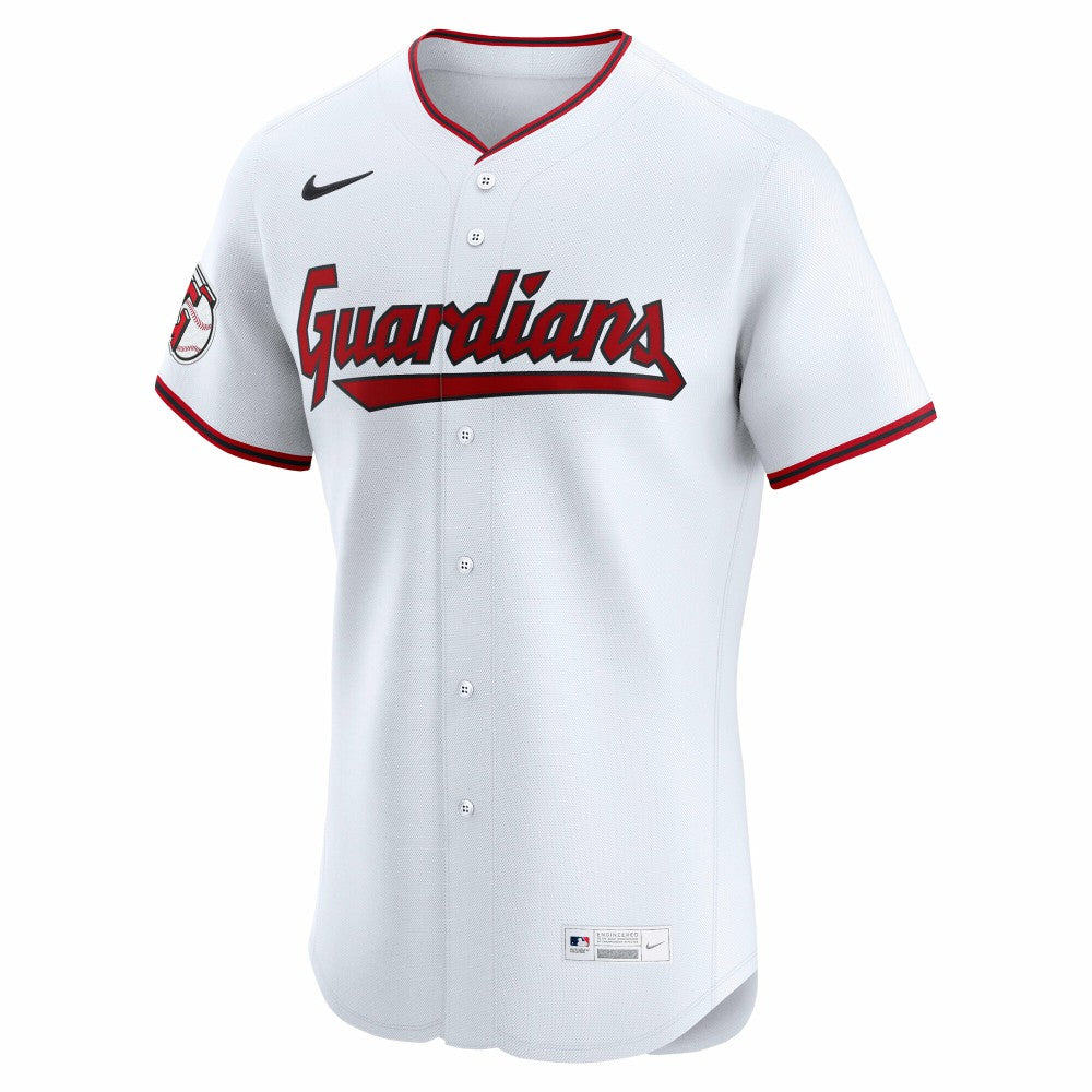 Cleveland Guardians Nike Home Elite Jersey - White | MLB Jerseys