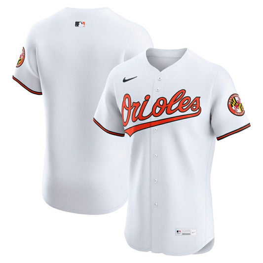 Baltimore Orioles Nike Home Elite Jersey - White | MLB Jerseys