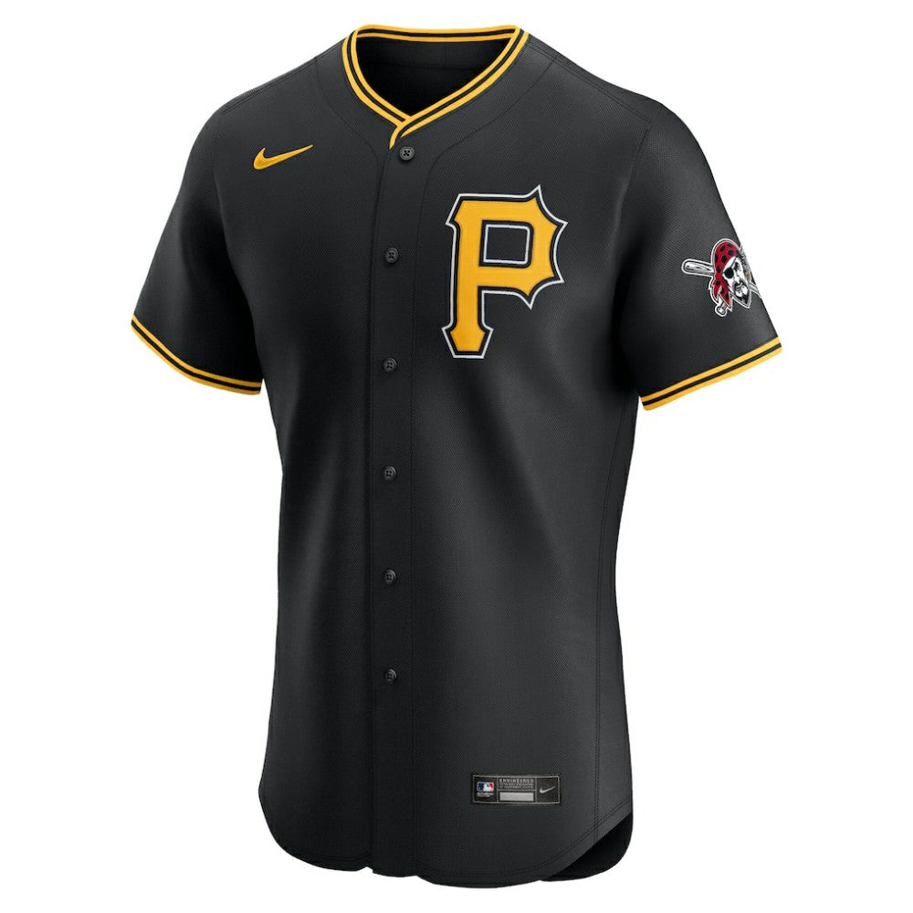 Pittsburgh Pirates Nike Alternate Elite Jersey - Black | MLB Jerseys