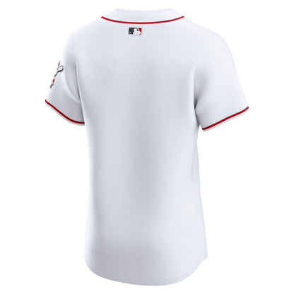 Cincinnati Reds Nike Home Elite Jersey - White | MLB Jerseys