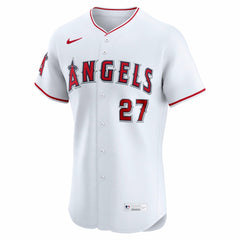 Mike Trout Los Angeles Angels Nike Home ElitePlayer  Jersey Lifestyle