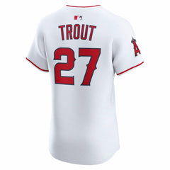 Mike Trout Los Angeles Angels Nike Home ElitePlayer  Jersey Lifestyle