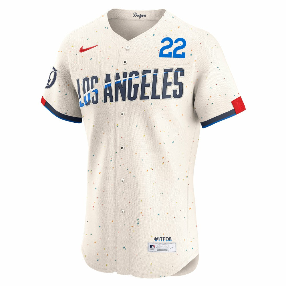Clayton Kershaw Los Angeles Dodgers Nike City Connect Elite Jersey discount