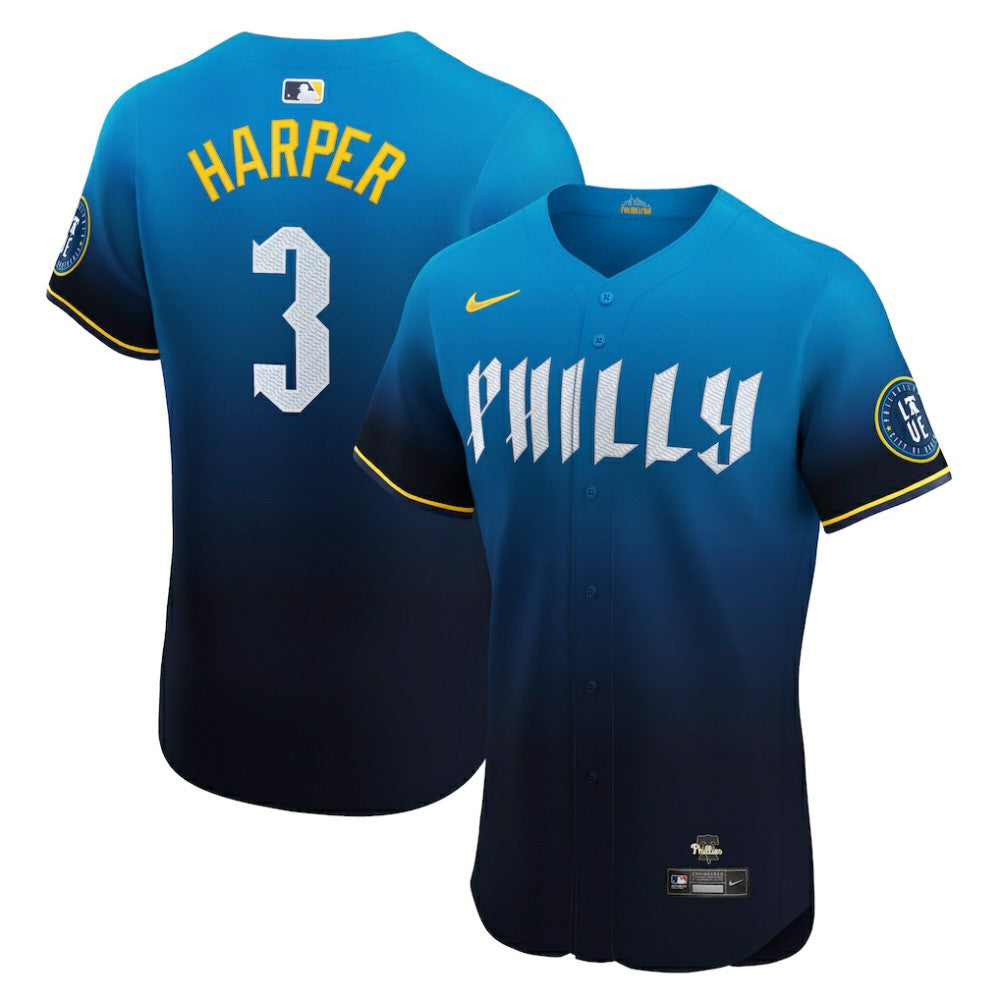 Bryce Harper Philadelphia Phillies Nike City Connect Elite Jersey On Sale