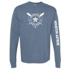 Houston Astros Soft as a Grape Women's Pigment Dye Long Sleeve T-Shirt discount