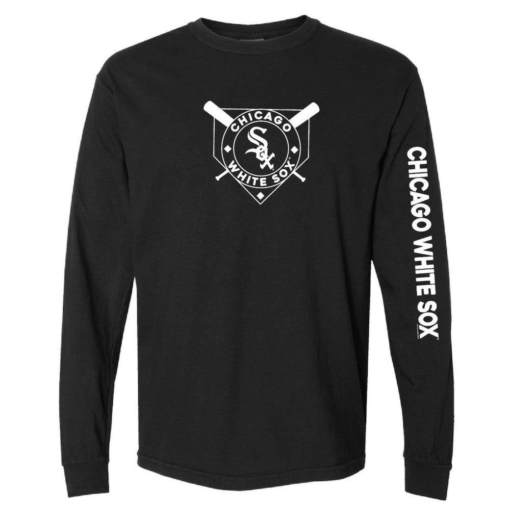 Chicago White Sox Soft as a Grape Women's Pigment Dye Long Sleeve T-Shirt Online
