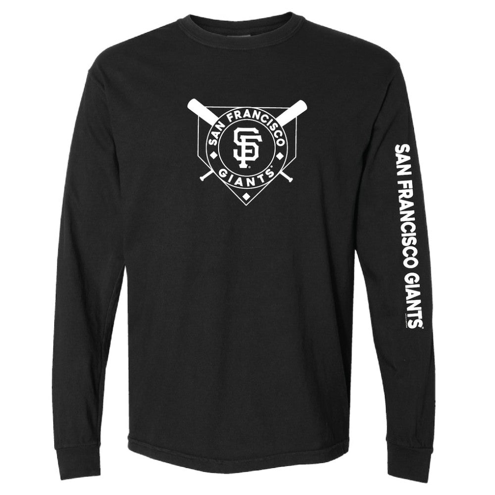 San Francisco Giants Soft as a Grape Women's Pigment Dye Long Sleeve T-Shirt Near Me