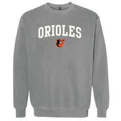 Baltimore Orioles Soft as a Grape Women's Pigment Dye Pullover Sweatshirt discount