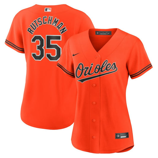Adley Rutschman Baltimore Orioles Nike Women's Alternate Replica Player Jersey - Orange | MLB Jerseys