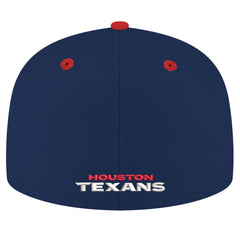 Houston Texans New Era Flipside Two-Tone 59FIFTY Fitted Hat Navy/Red - NFL