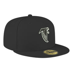Atlanta Falcons New Era Omaha Throwback 59FIFTY Fitted Hat Black - NFL