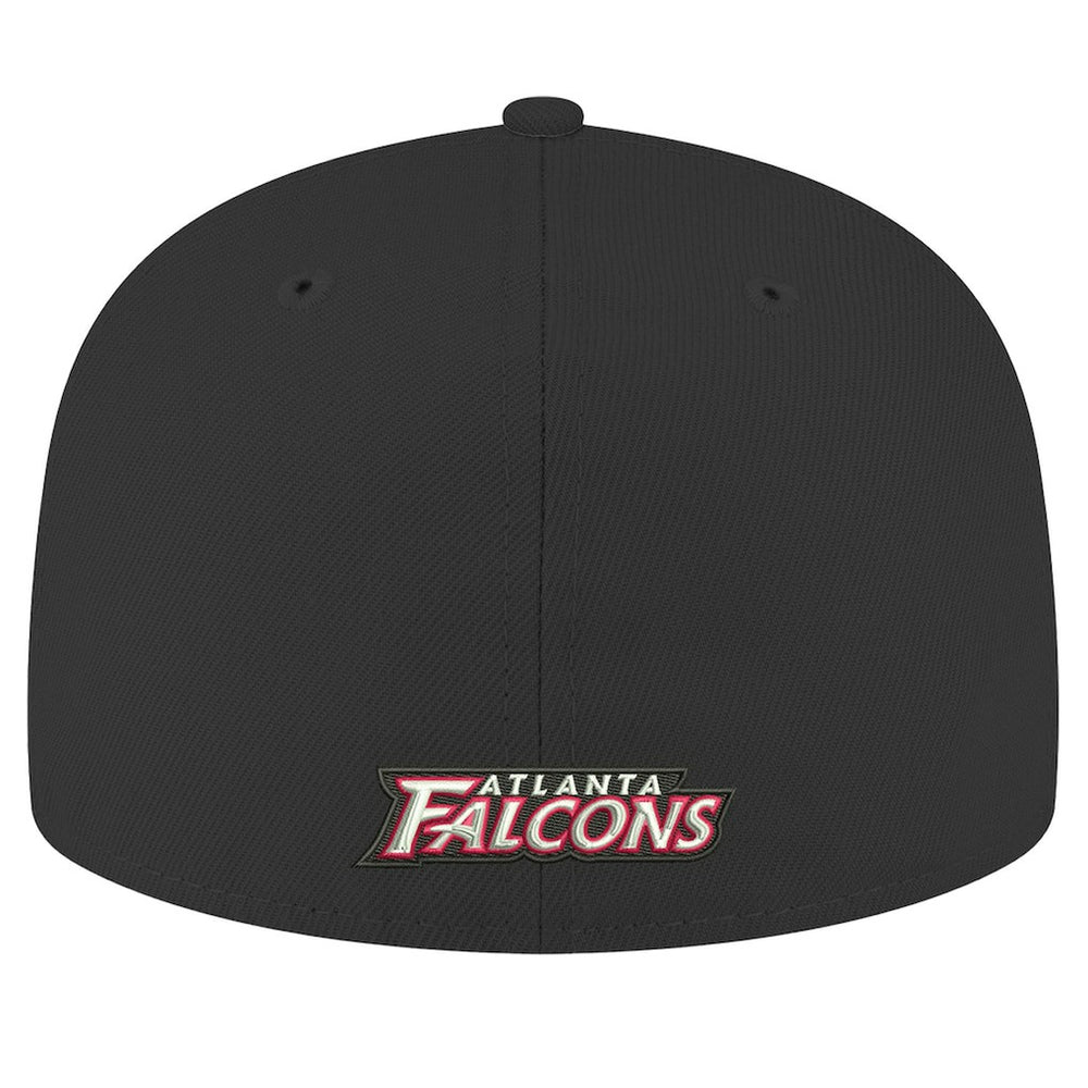 Atlanta Falcons New Era Omaha Throwback 59FIFTY Fitted Hat Black - NFL