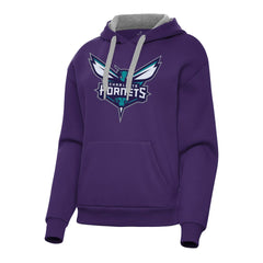 NBA - Charlotte Hornets Antigua Women's Victory Pullover Hoodie - Purple