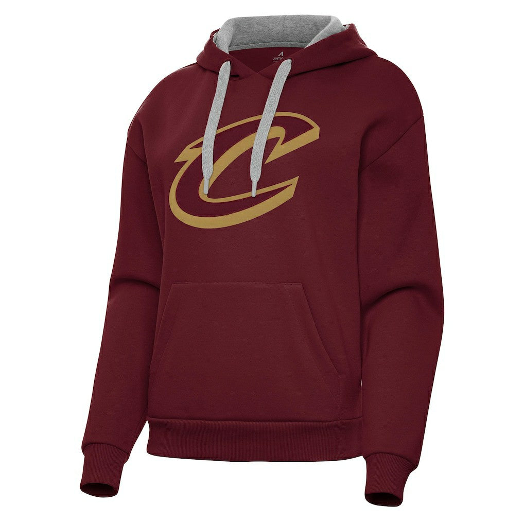 NBA - Cleveland Cavaliers Antigua Women's Victory Pullover Hoodie - Wine