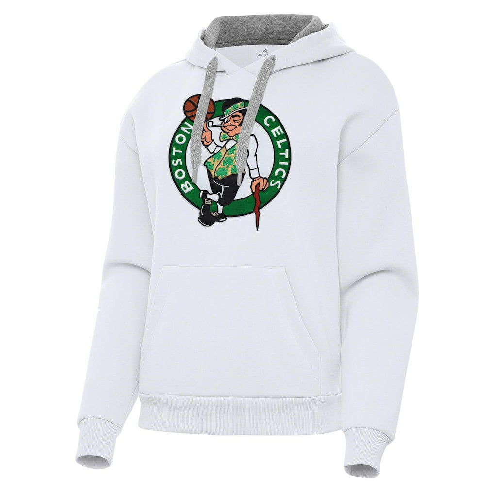 NBA - Boston Celtics Antigua Women's Victory Pullover Hoodie - White