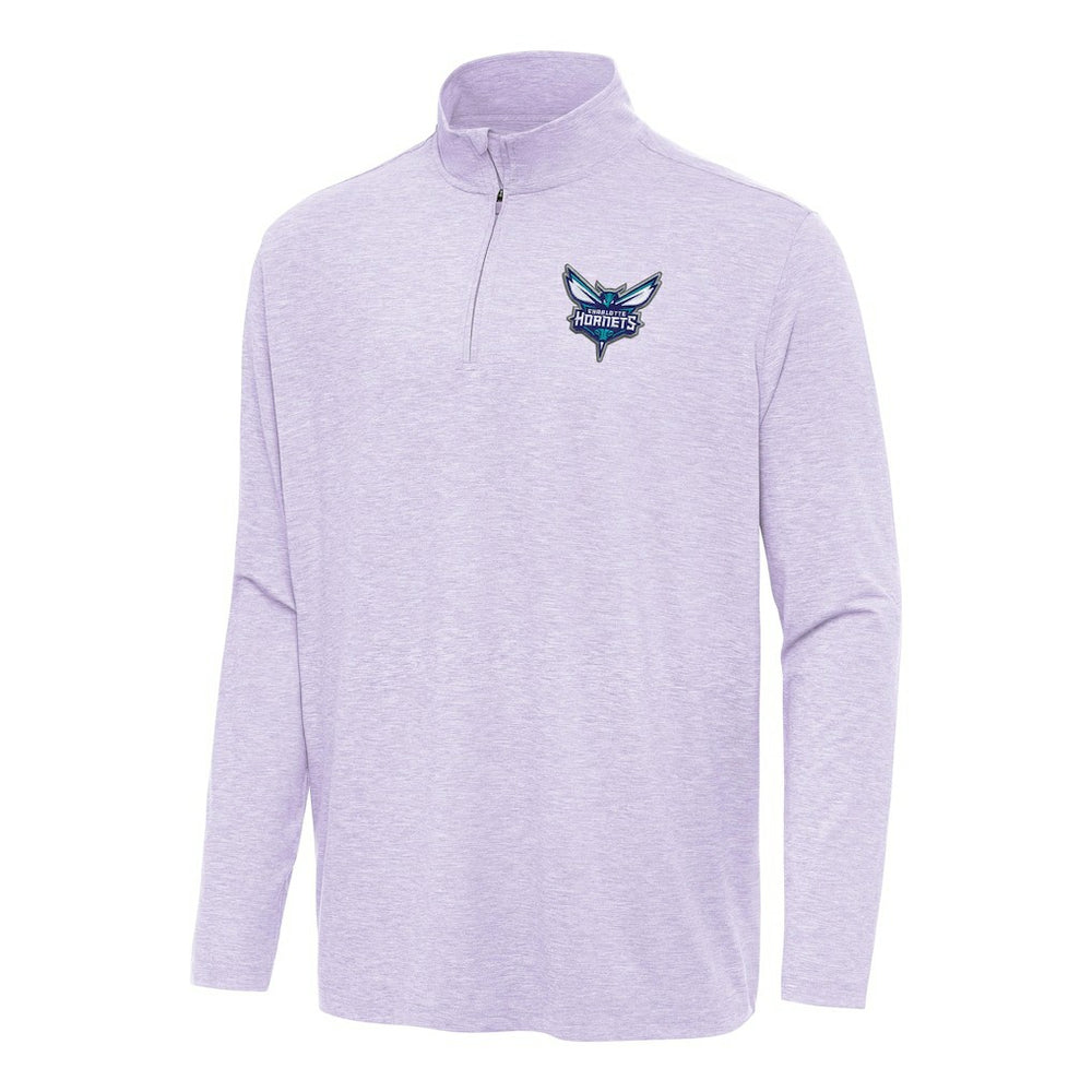 NBA - Charlotte Hornets Antigua Hunk Quarter-Zip Top - Lavender