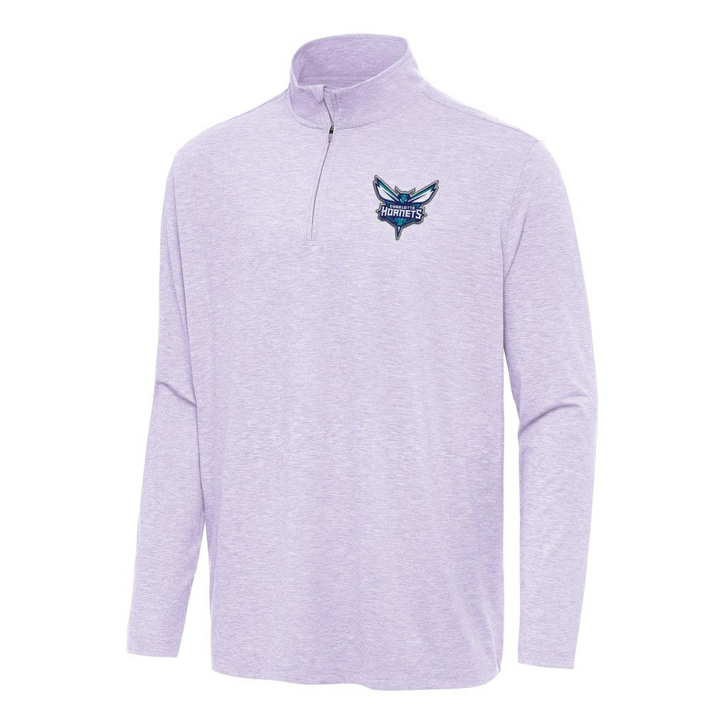 NBA - Charlotte Hornets Antigua Hunk Quarter-Zip Top - Lavender