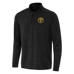 NBA - Denver Nuggets Antigua Bright Quarter-Zip Top - Heather Black