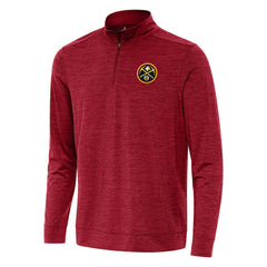 NBA - Denver Nuggets Antigua Bright Quarter-Zip Top - Cardinal