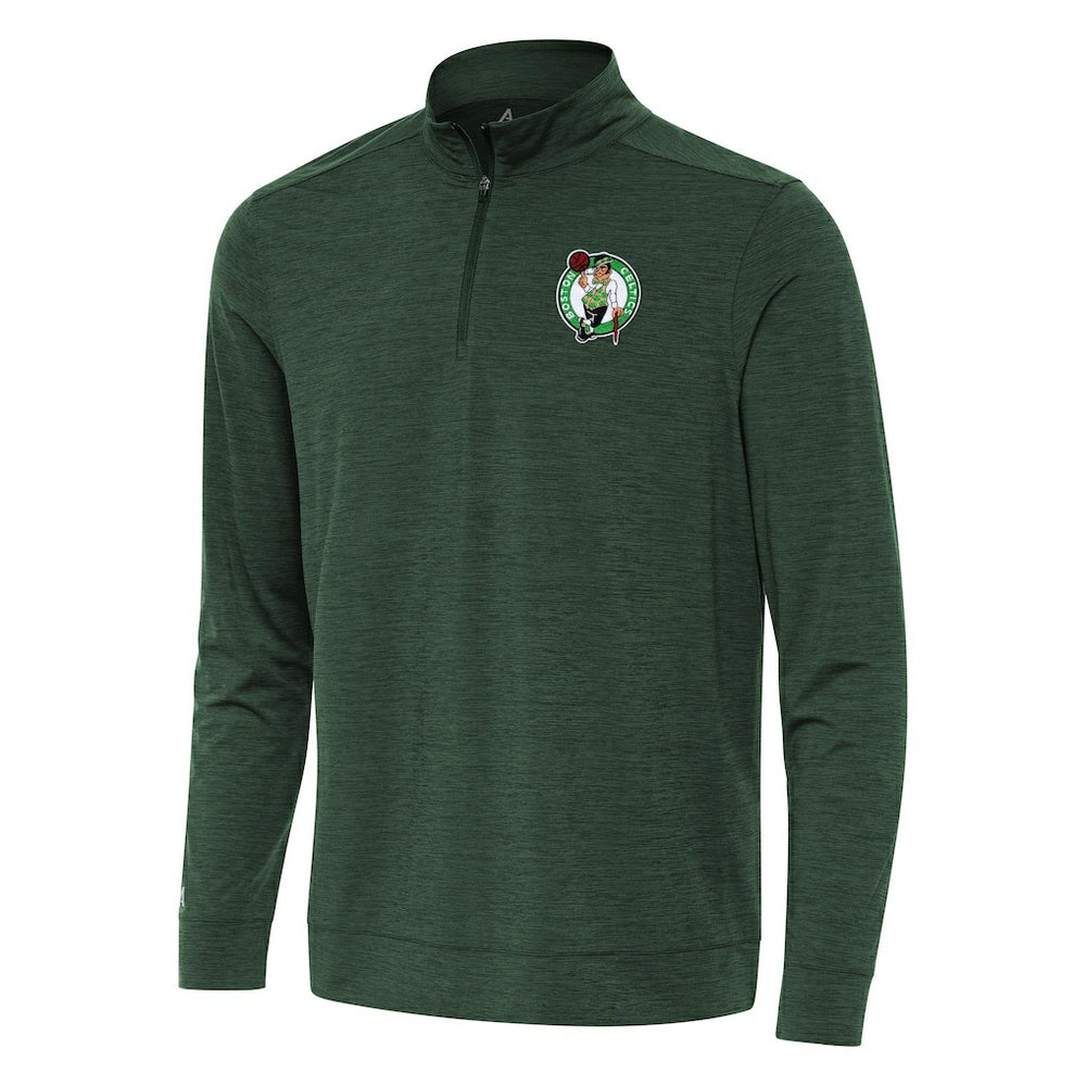 NBA - Boston Celtics Antigua Bright Quarter-Zip Top - Hunter Green