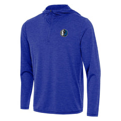 NBA - Dallas Mavericks Antigua Tidy Quarter-Zip Hoodie - Heather Royal