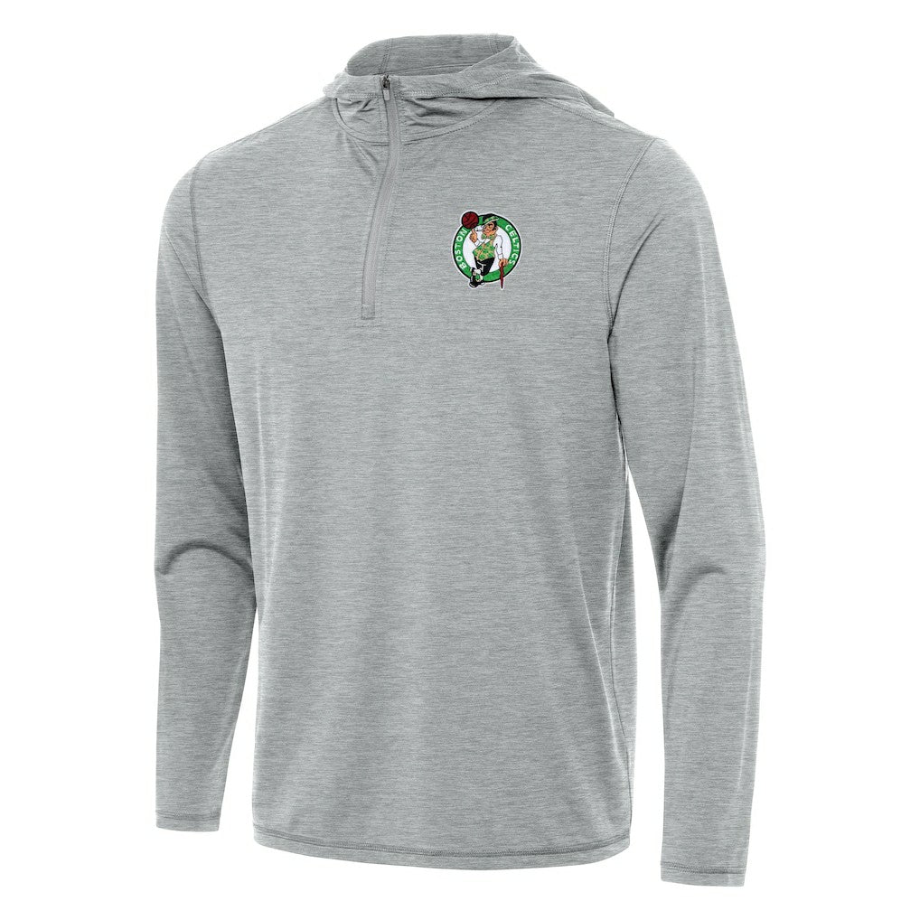 NBA - Boston Celtics Antigua Tidy Quarter-Zip Hoodie - Heather Gray