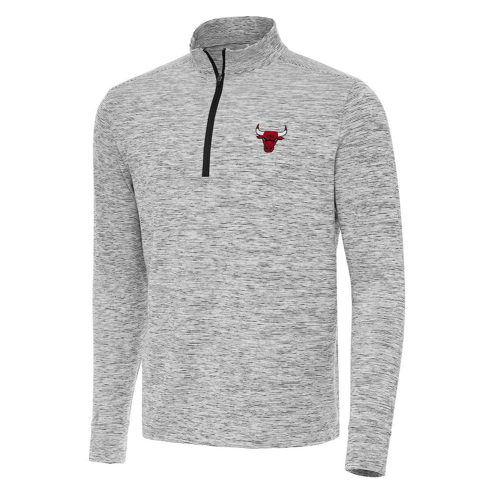 NBA - Chicago Bulls Antigua Cause Quarter-Zip Top - Black