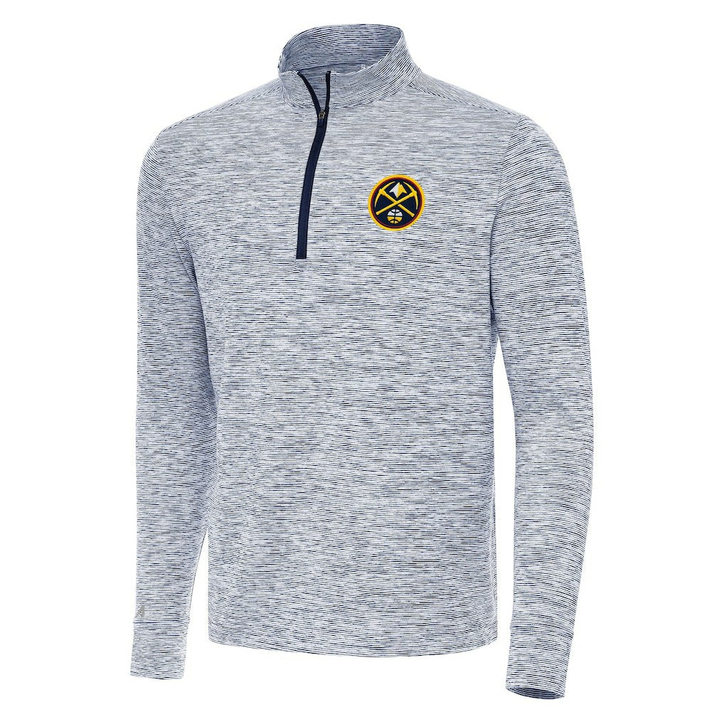 NBA - Denver Nuggets Antigua Cause Quarter-Zip Top - Navy