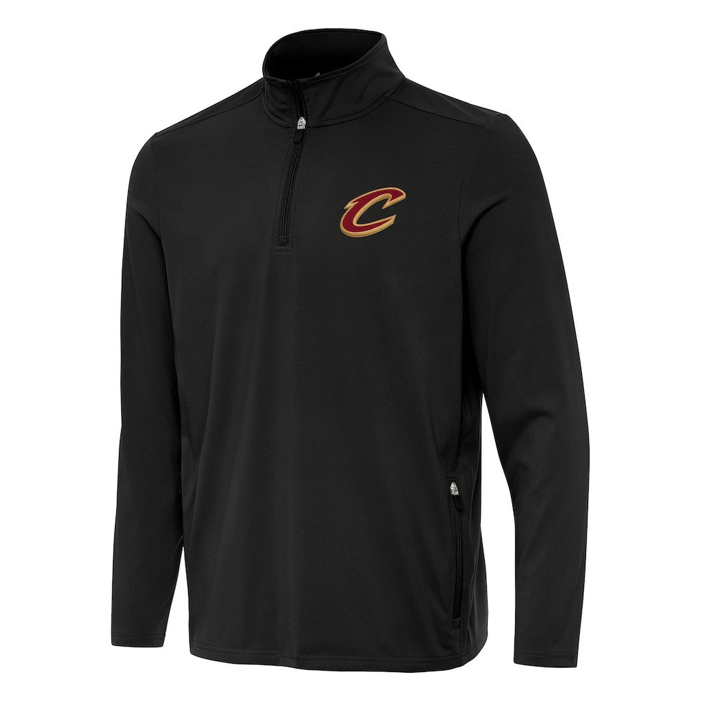 NBA - Cleveland Cavaliers Antigua Perilous Quarter-Zip Sweatshirt - Black