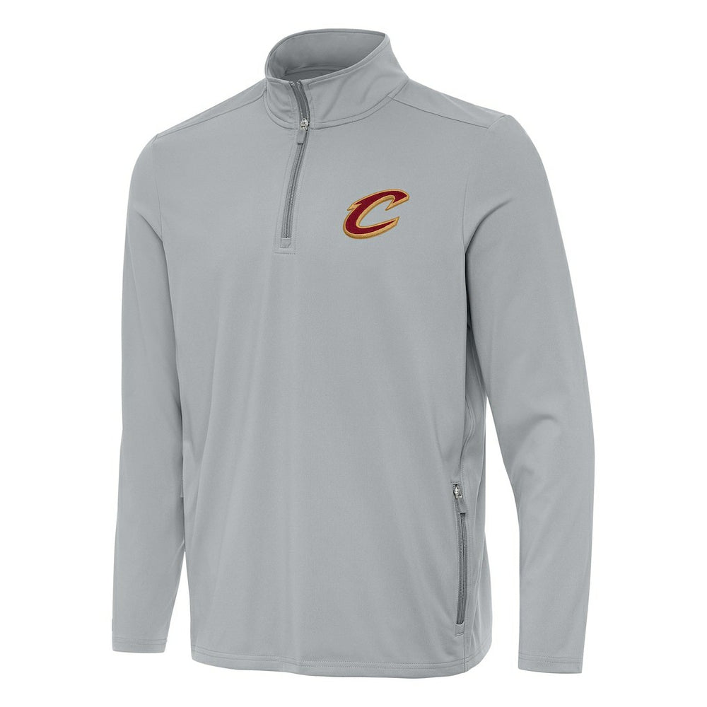 NBA - Cleveland Cavaliers Antigua Perilous Quarter-Zip Sweatshirt - Gray