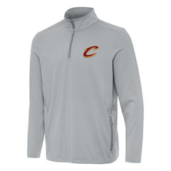 NBA - Cleveland Cavaliers Antigua Perilous Quarter-Zip Sweatshirt - Gray